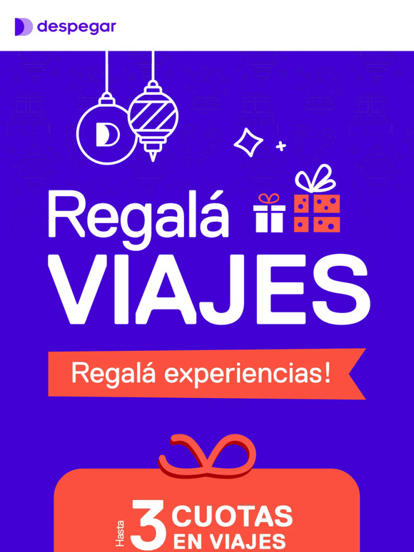ESTAS FIESTAS REGALÁ VIAJES🎁 ELEGÍ REGALAR  EXPERIENCIAS QUE DURAN PARA TODA LA VIDA!