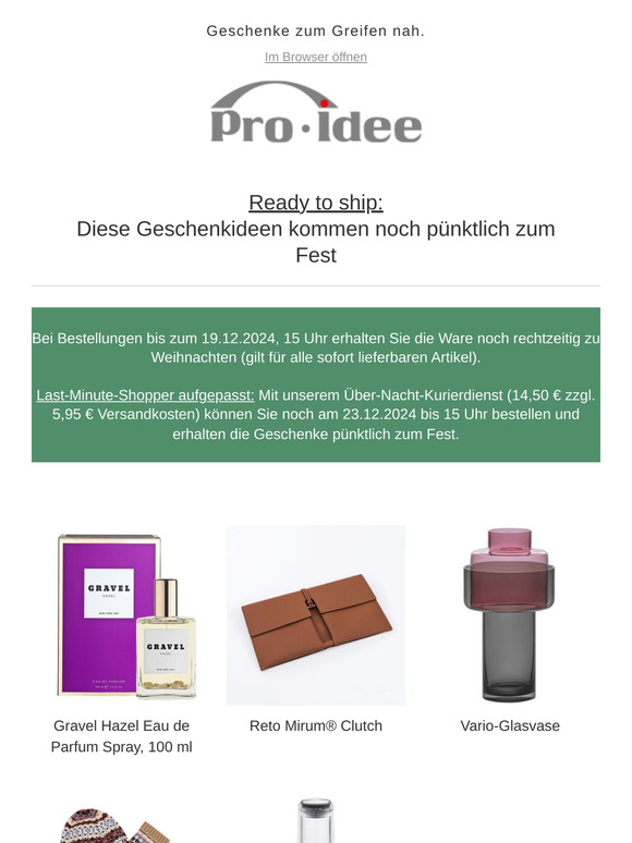 Diese Geschenkideen kommen noch pünktlich zum Fest