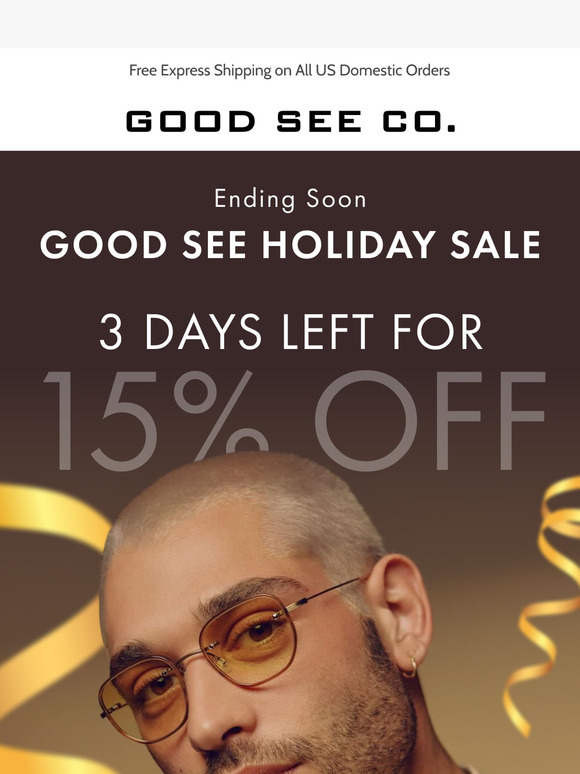 Only 3 Days Left for 15% OFF