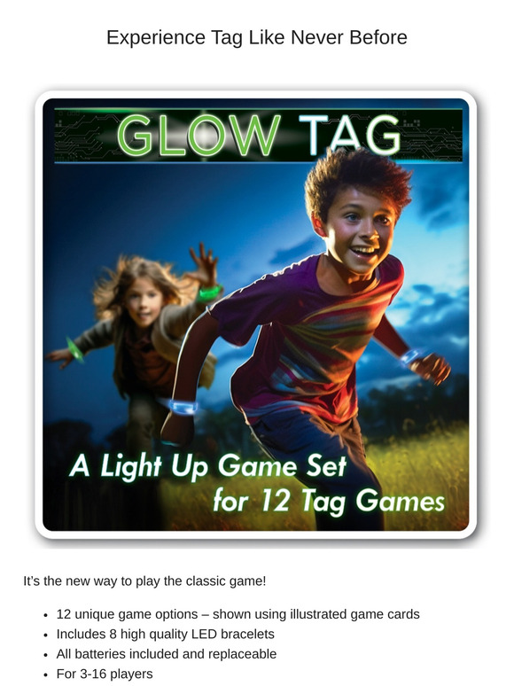 Still Time! A New Glow-in-the-Dark Tag Set!
