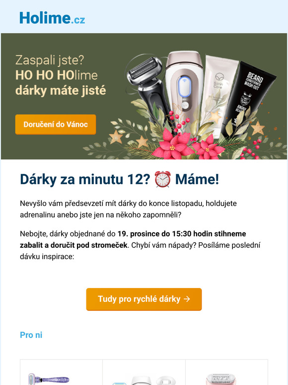 [Poslední objednávky] 🎁🎄 Doručíme do Vánoc →
