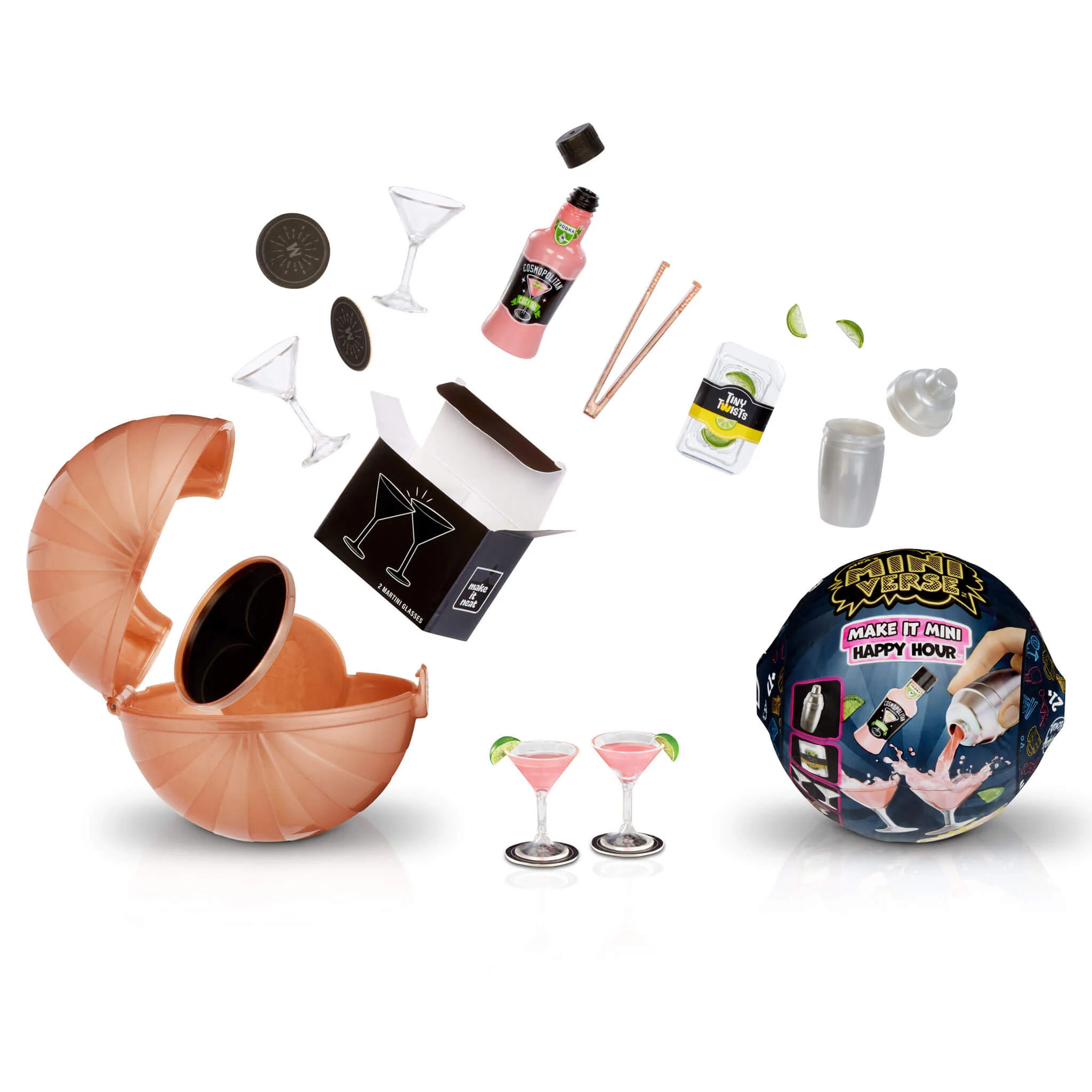 Image of MGA's Miniverse Make It Mini Happy Hour Mini Collectibles for Adults 21+ Years