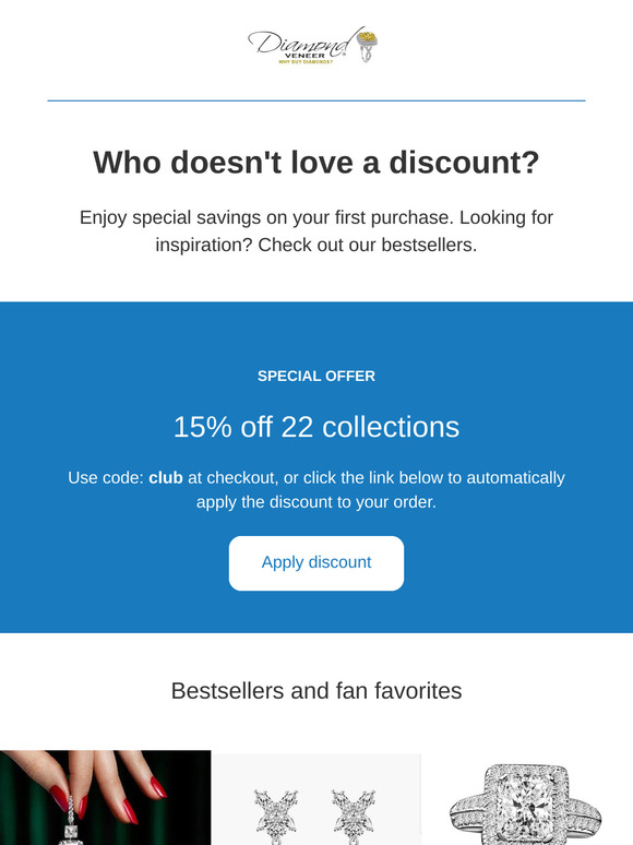 Don't forget about your discount