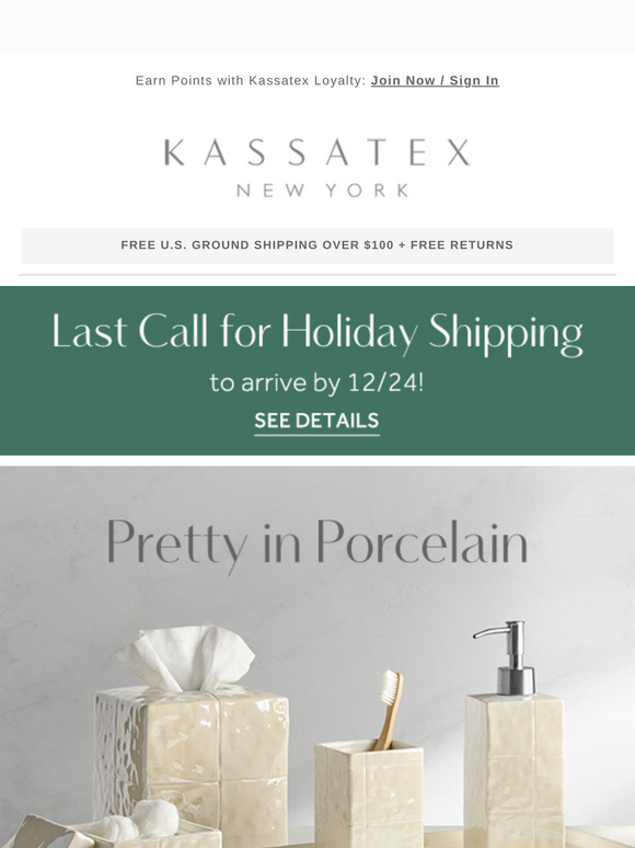 New & Classic: Porcelain Accessory Sets