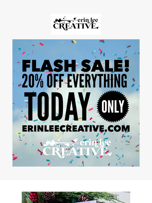 20% off FLASH SALE TODAY! 70% off markdowns!