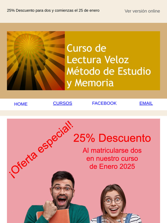 Comienza el 2025 aprovechando una oferta increíble en nuestro curso