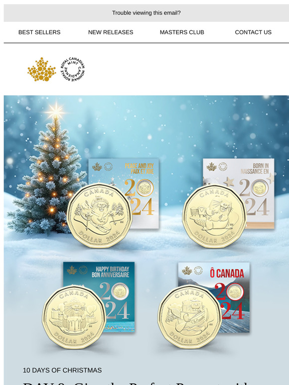 Give the perfect present with exquisite holiday coins!