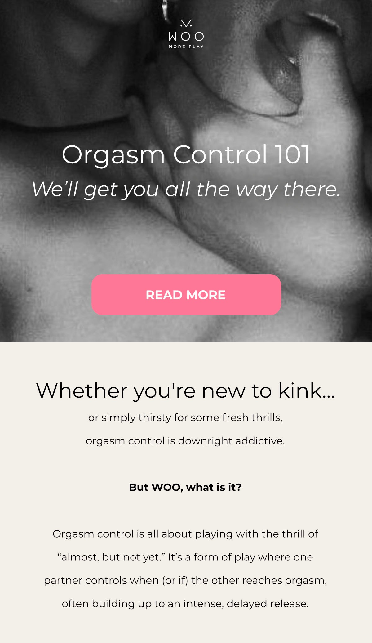 Read More on Orgasm Control 101 