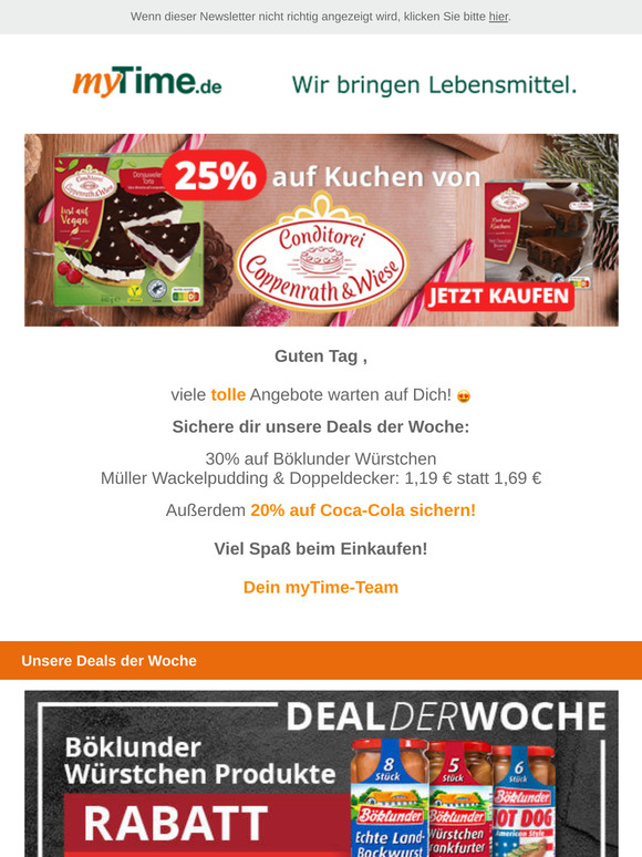 🍰🎉 Süße Versuchung: 25 % Rabatt auf Coppenrath & Wiese Kuchen! 🎂🔥
