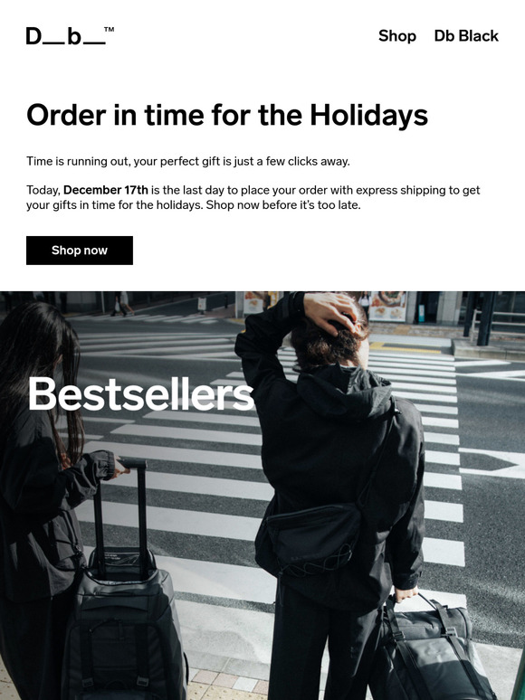 Last call for holiday orders