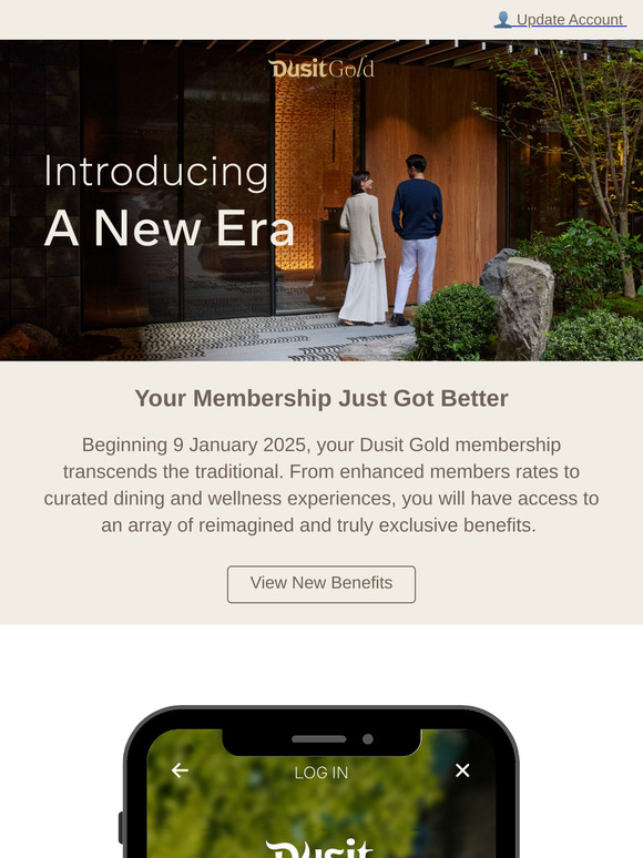 Your Dusit Gold Membership for 2025