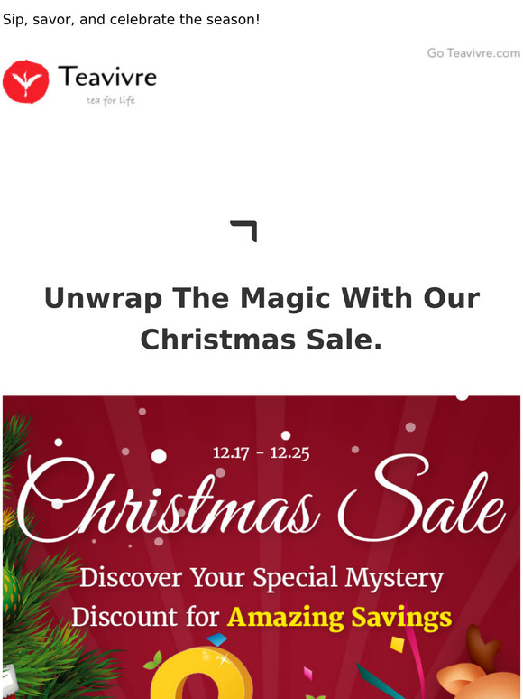 Hurry! Unwrap The Magic With Our Christmas Sale.