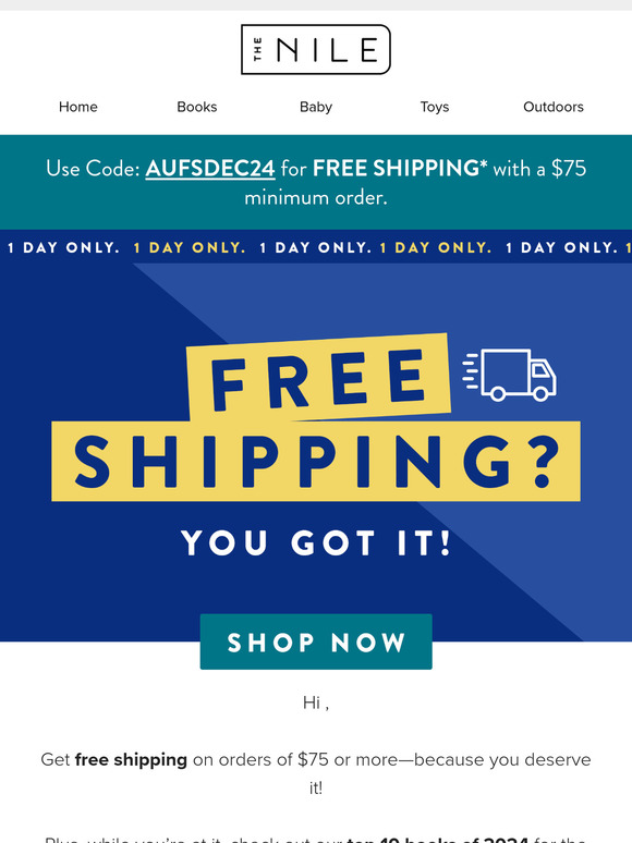 Free Shipping Is Here—Let’s Go! 🚚