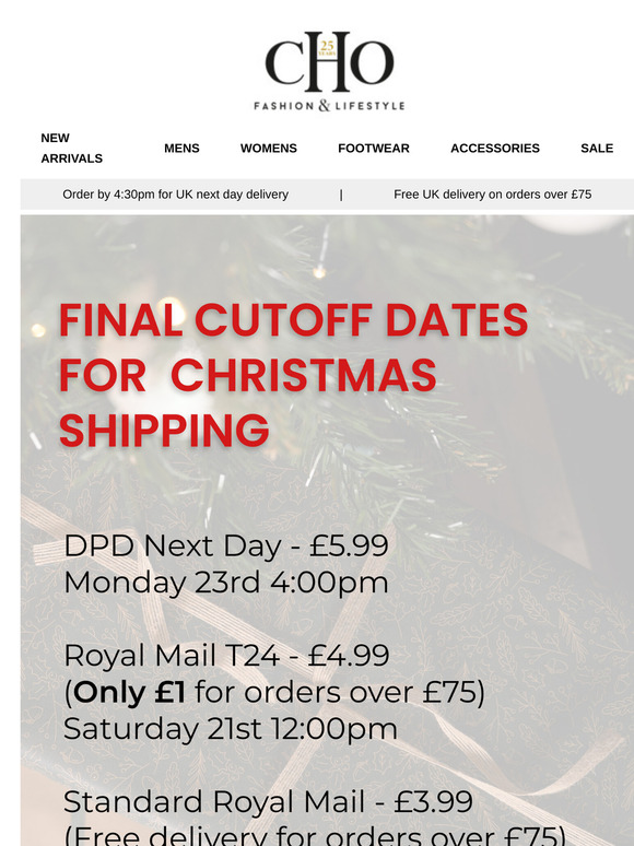 Delivery Before Christmas Guaranteed