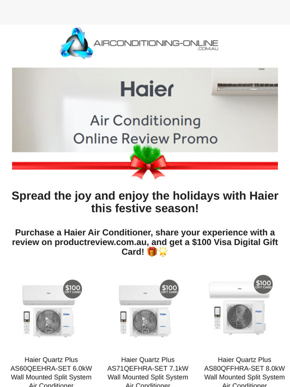 🎄✨ Haier Air Conditioners - Celebrate This Christmas with Cool Comfort and Extra Cheer! 🎅❄️