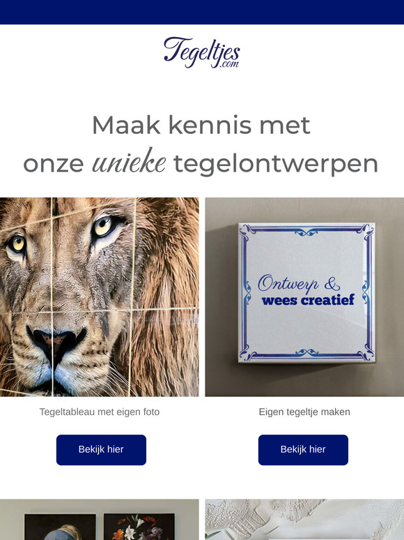 Een keramisch tegeltje als kerstcadeau!