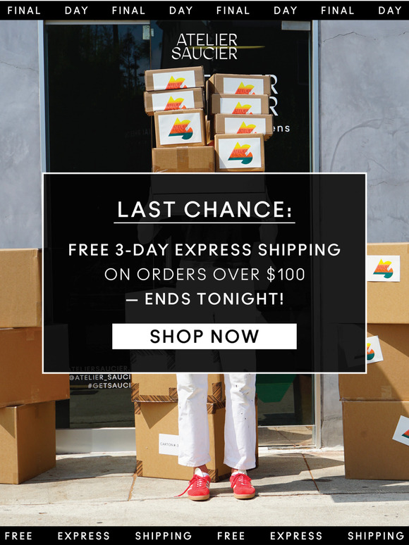 Free Express Shipping Ends Tonight! ⚡ ⏰