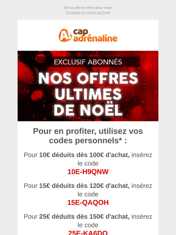 🎅 J-6 - Notre coup de pouce pour vous