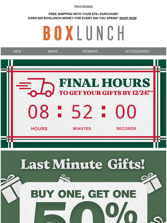 That’s a wrap! Last call for Christmas delivery ⏰