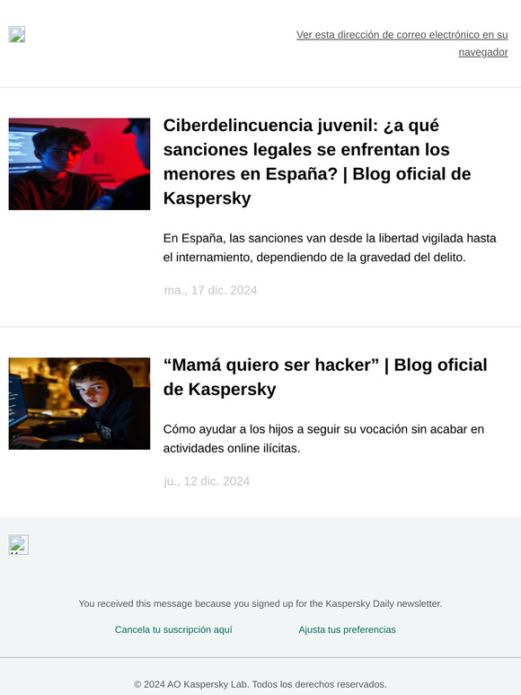 Blog oficial de Kaspersky