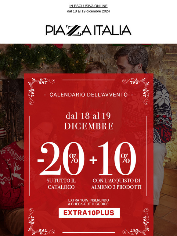 -20% sulla collezione autunno-inverno '24 + extra 10% con codice EXTRA10PLUS! 👗🧥