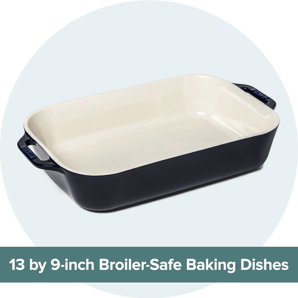 13 by 9-inch Broiler-Safe Baking Dishes