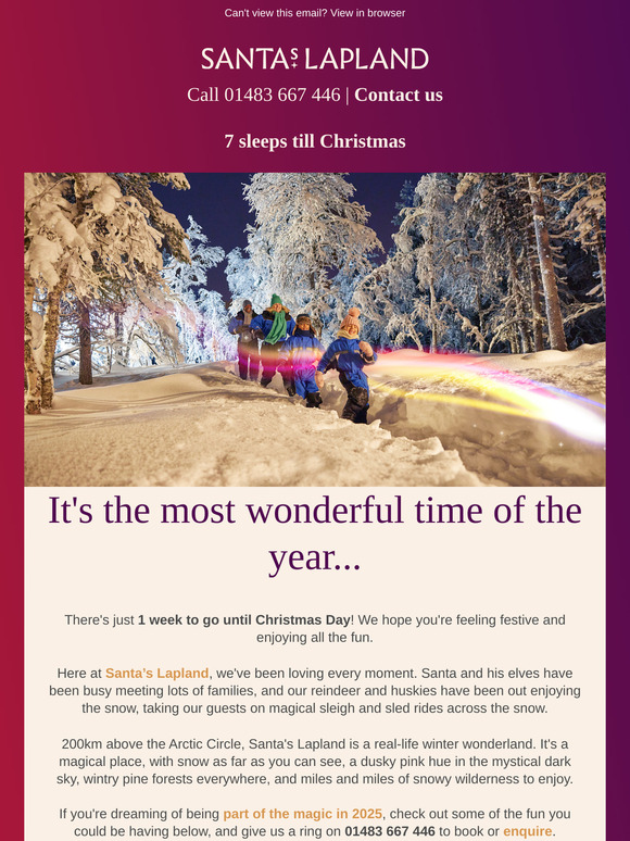 Only 1 week to go until Christmas! 🎅