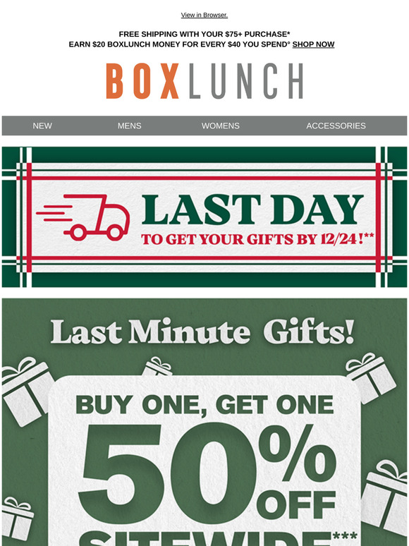 Want gifts by Christmas? Last day to order 🎁