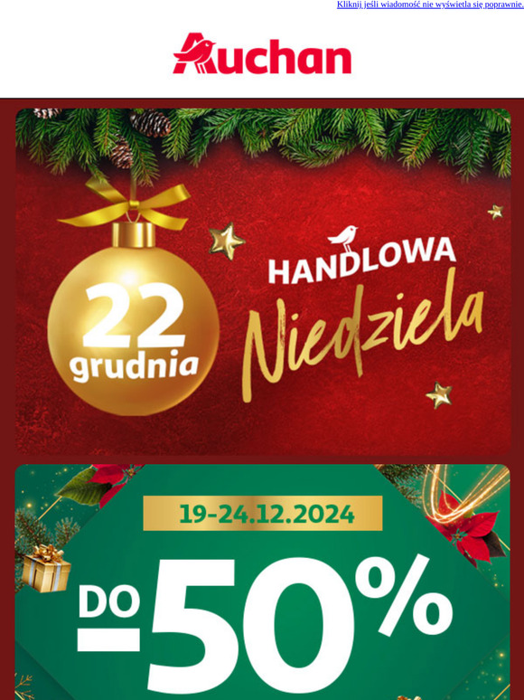 ✨Przyjdź do nas w niedzielę i skorzystaj z najnowszych PROMOCJI!