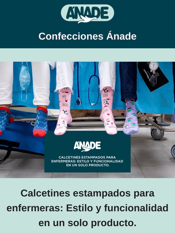 Calcetines estampados para enfermeras: Estilo y funcionalidad en un solo producto.