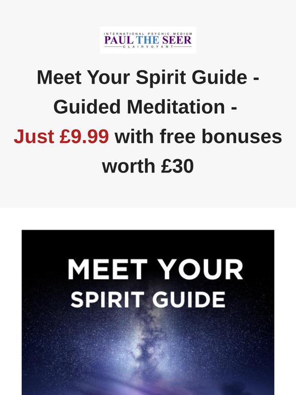 Meet your Spirit Guide - Guided Meditation - Grab it now at a low price