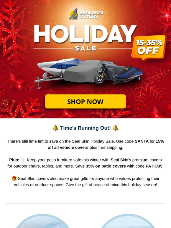⏰ Don’t Miss Out – Holiday Sale Ends Soon!
