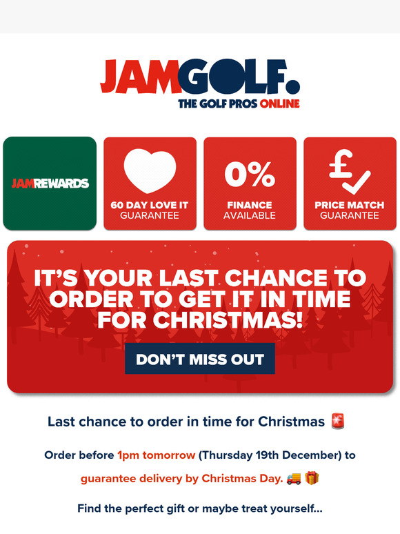 Last chance to order in time for Christmas 🚨