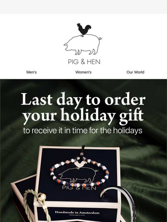 Last day to order your holiday gift 🎁