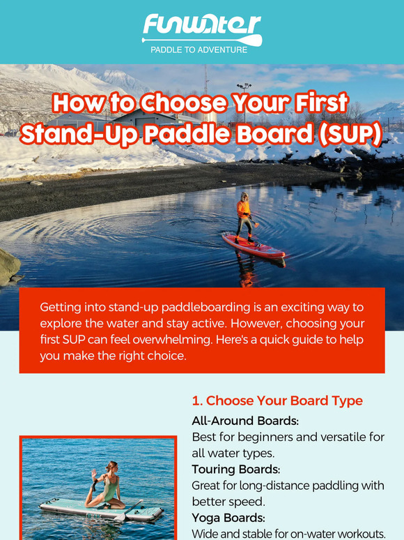 How to choose your first paddle board?🏄‍♂️