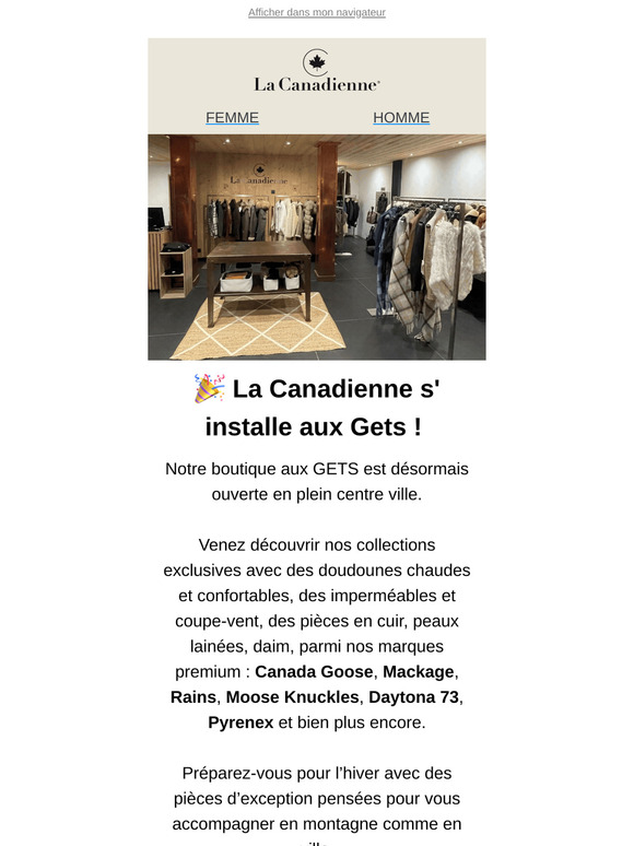 🎉Ouverture de votre boutique aux Gets !