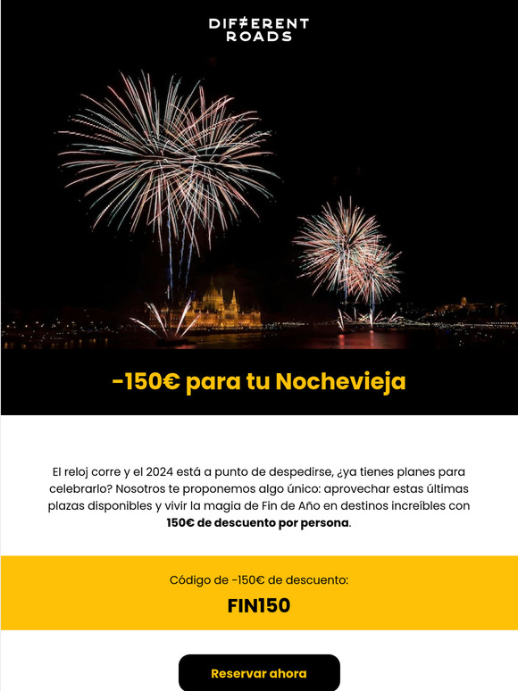 💥💥💥 -150€ en Fin de Año por últimas plazas