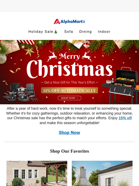 🎅Celebrate the Holidays with 15% Off—No Code Needed!