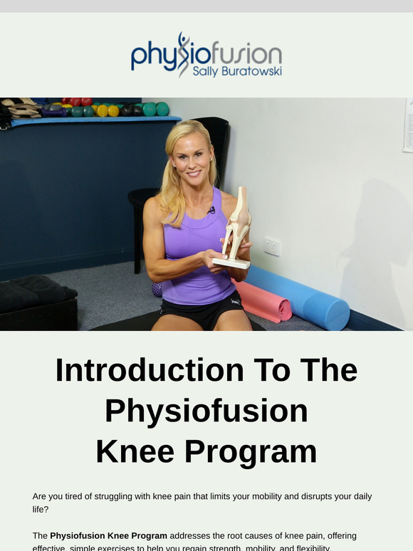 Take Control Of Your Knee Health With Physiofusion