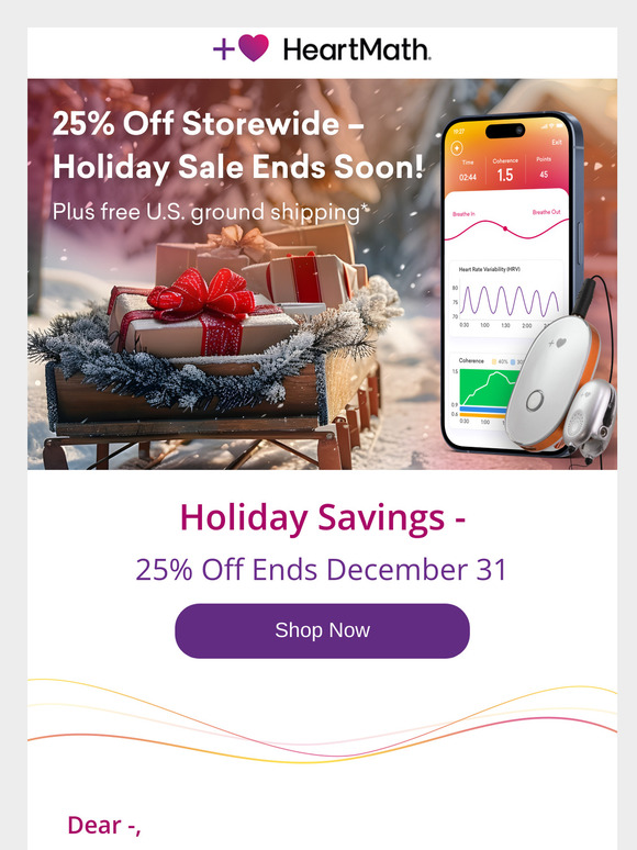 25% Off – The Perfect Last-Minute Gift!