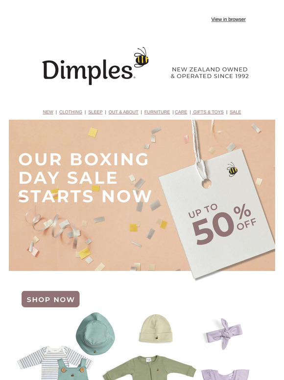 🐝 Boxing Day Sale starts NOW! 🐝