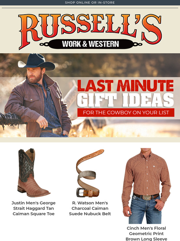 Last-Minute Gifts for the Cowboy in Your Life – Still Time to Grab ‘Em!