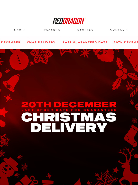 🎯 Last Chance for Christmas Delivery - Order by Dec 20th! 🎁