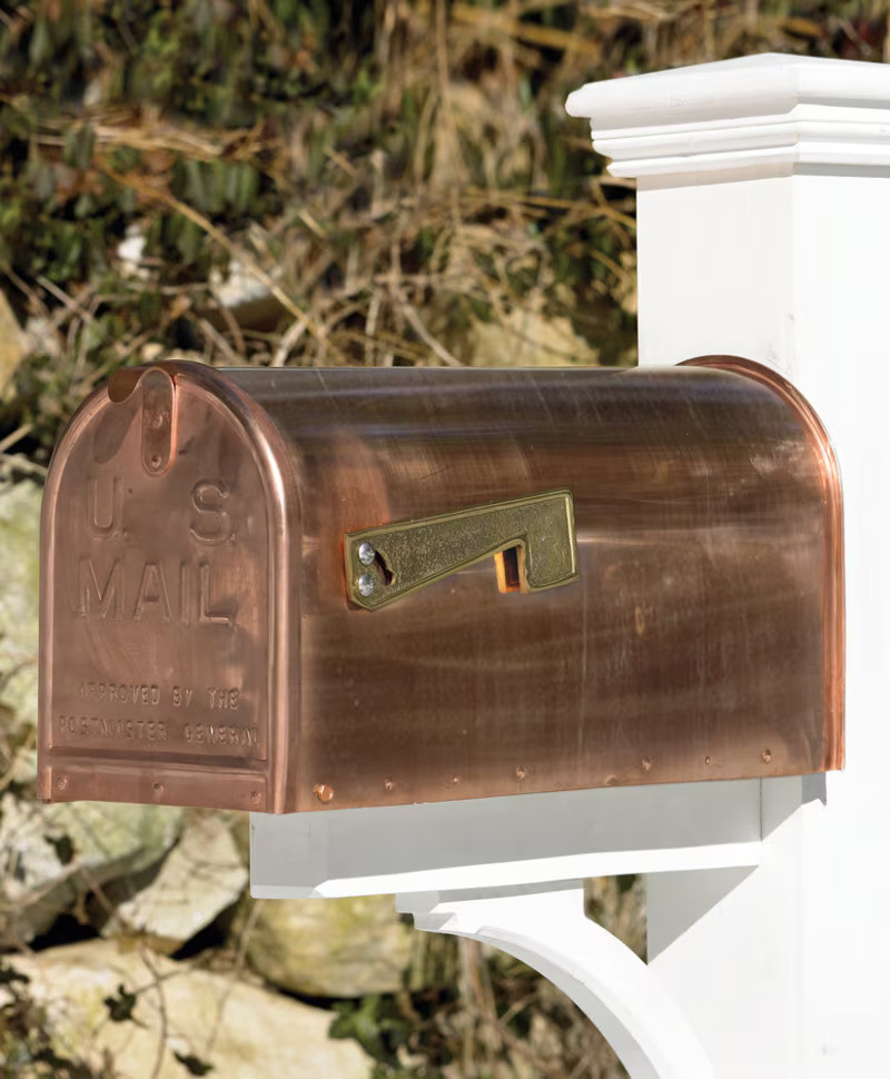 Image of Copper Mailbox