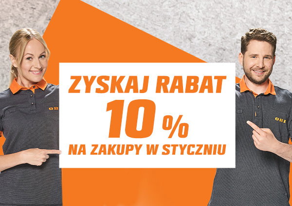 Zrób zakupy za min. 250 zł i odbierz kupon rabatowy 10% do wykorzystania w styczniu.