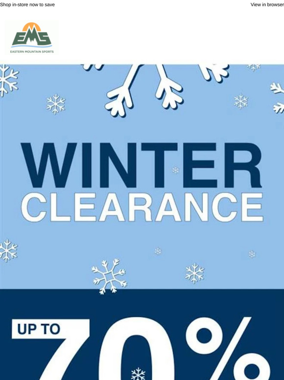 Up to 70% off ❄ Winter Clearance