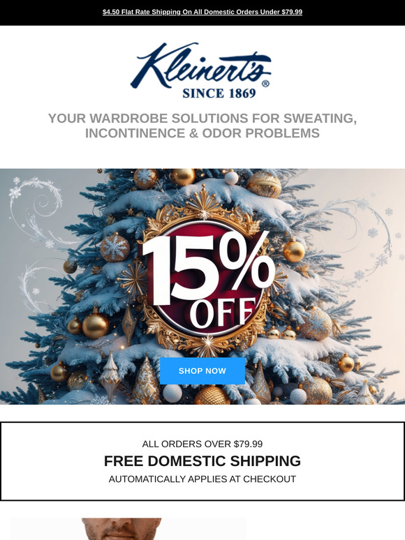 Your Holiday Savings Await—15% Off Storewide