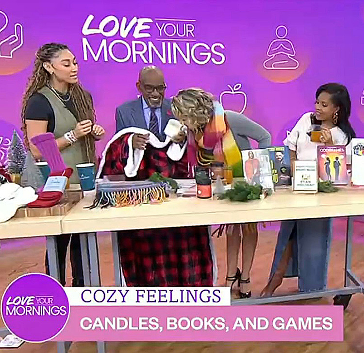 Fontana Candles on the Today Show with Al Roker and Ally Love