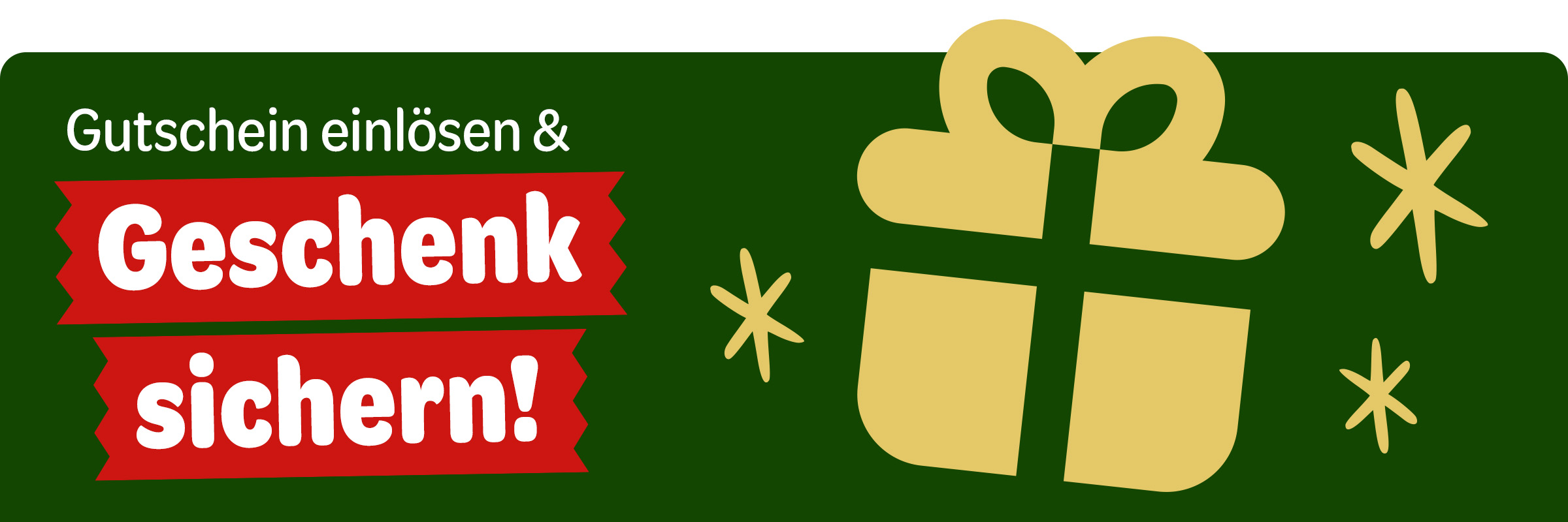 Weihnachtsgeschenk sichern