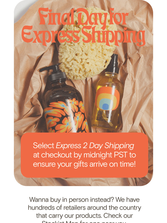Last Day for Holiday Shipping!